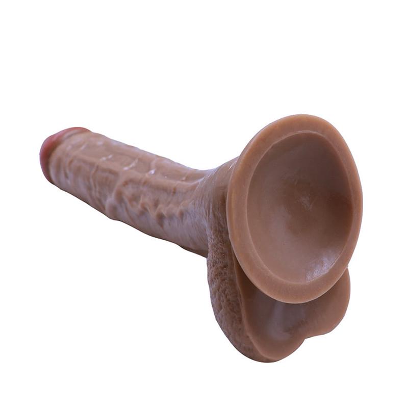 Saugdildo Lebensecht Weich Flüssigsilikon Dildo Männlicher Künstlicher Penis Frau Masturbator Erwachsenen Sexspielzeug Kondome Für Frau