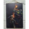 Dragon Metal Wall Art, Mythological Creature Decor Sign