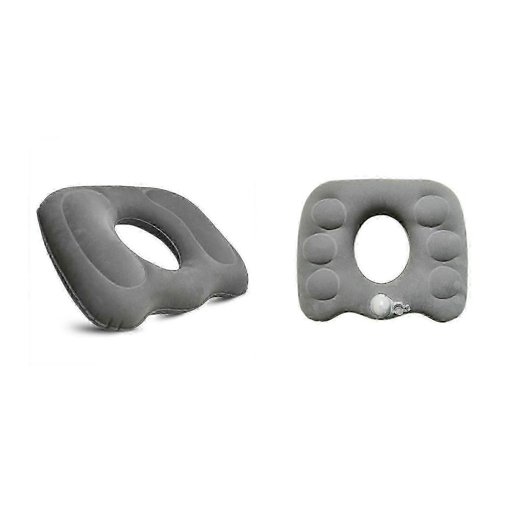 Donut Seat Cushion for Tailbone Pain Relief, Inflatable Memory Foam Coccyx Pillow