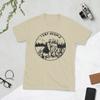 Novelty I Hate People I Eat People Bear TShirt Unisex O Neck Pure Cotton T Shirts Camping Hiking Short Sleeve Tees Printed Clothes