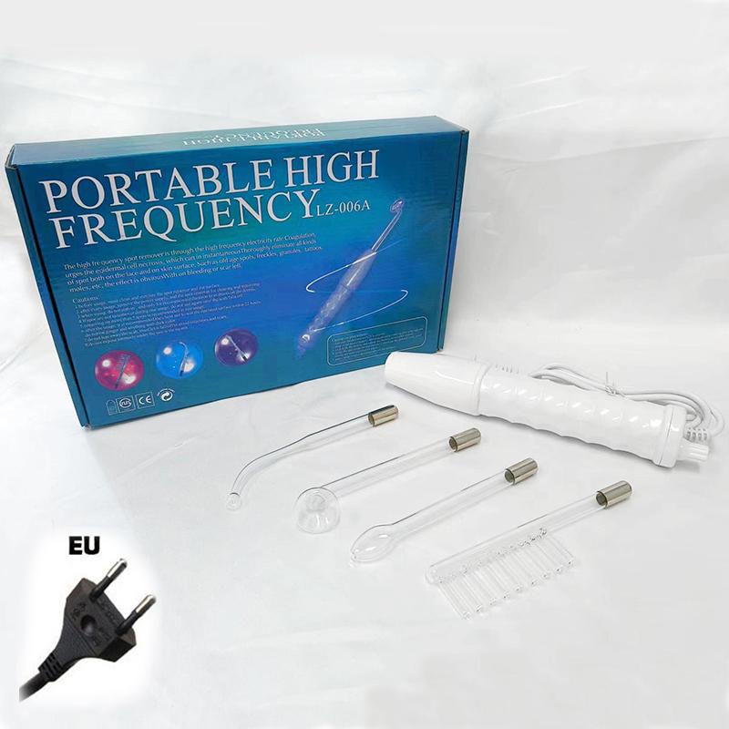 Portable Handheld Skin Care Blackhead Acne Removal Skin Tightening Hair & Scalp Stimulator High Frequency Beauty Instrument