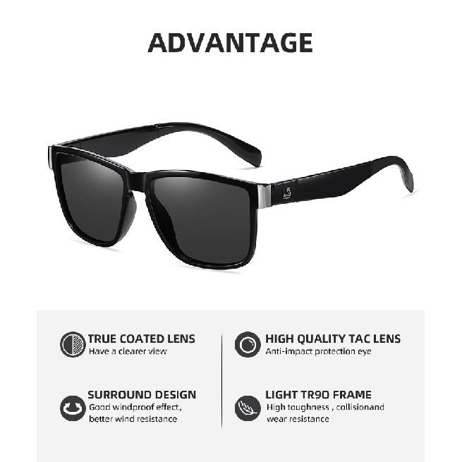 QUISVIKER New Fashion Sunglasses UV400Men's Sunglasses Men's Sunglasses