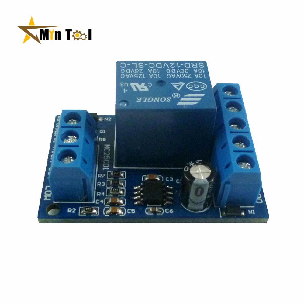 DC 12V 2 In 1 Pump Pour Water Controller Liquid Level Sensor Switch Relay Module for Motor Fish Tank Waterhouse Power Supply