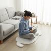 Bedside Mat Cartoon Faux Rabbit Fur Rug Soft Decorative Fluffy Carpet Solid Color Anti-slip Mat Gifts