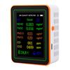 12 In 1 Air Quality Tester CO2 HCHO TVOC PM2.5 PM10 Temperature Humidity TFT Screen Rechargeable Air Quality Meter
