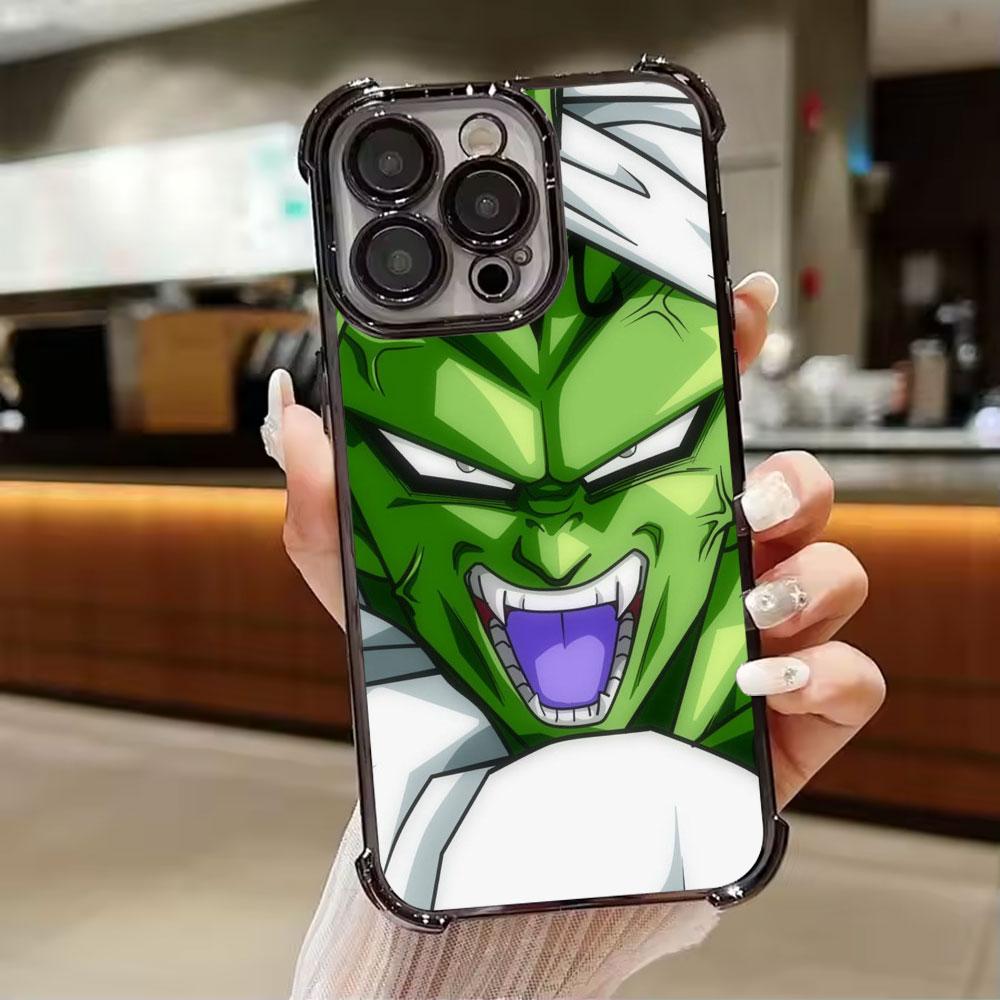 Cell Frieza Buu King Piccolo Dragons Balls Phone Case for iPhone 11 13 15 16 17 Pro Max 14 Plus 17Air 16E 13 12 Mini Clear Cover