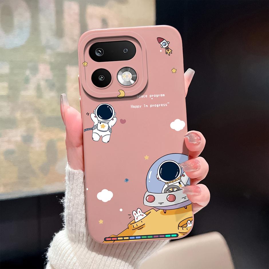 Case For OPPO Realme 16 Pro 16 Pro Plus Cute Kitten Avocado Full Protection Shell For Realme 16 Pro+ Liquid Silicone Back Cover