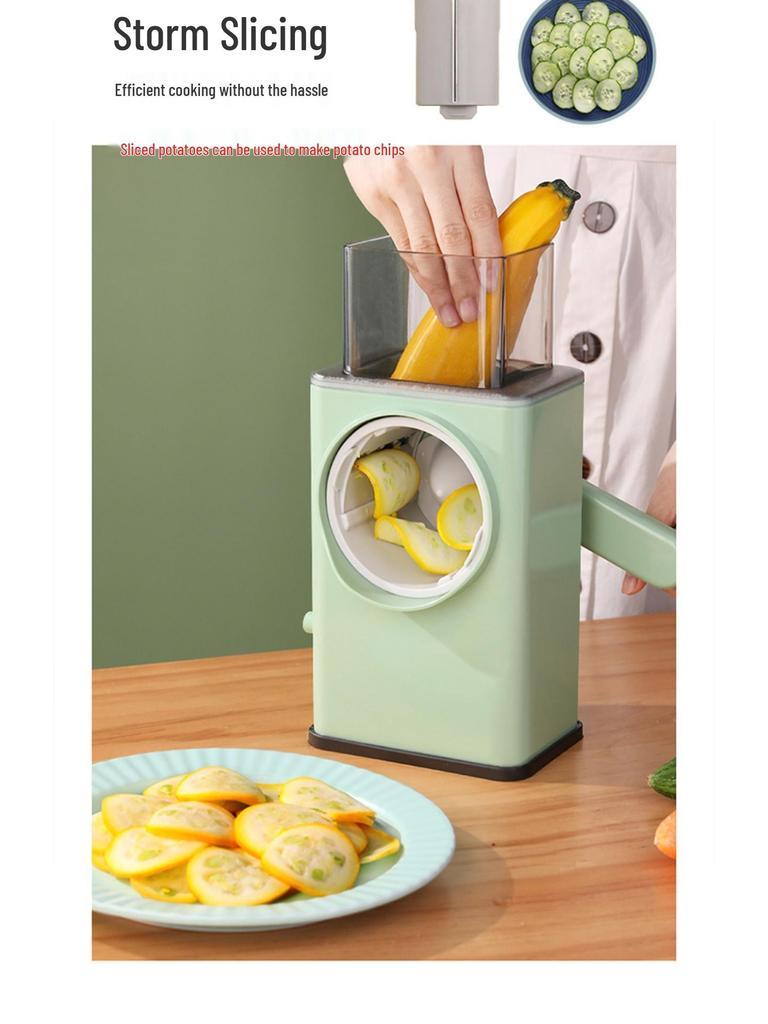 Multifunctional Vegetable Slicer & Grater with Hand Guard