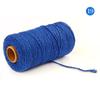 2mm Two-Strand Cotton Rope, 3mm Colored Braided Rope, for Binding, Decoration, and Hanging Tags