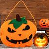 Cloth Pumpkin Lantern Reusable Halloween Ornament Halloween Light  Halloween Party Decorations