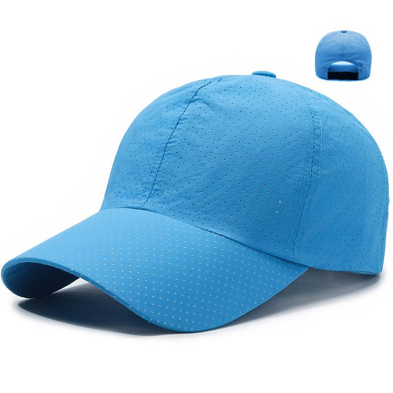 Elastic Band Adjustable Quick-drying Hats for Men and Women Thin Breathable Mesh Glossy Baseball Hats