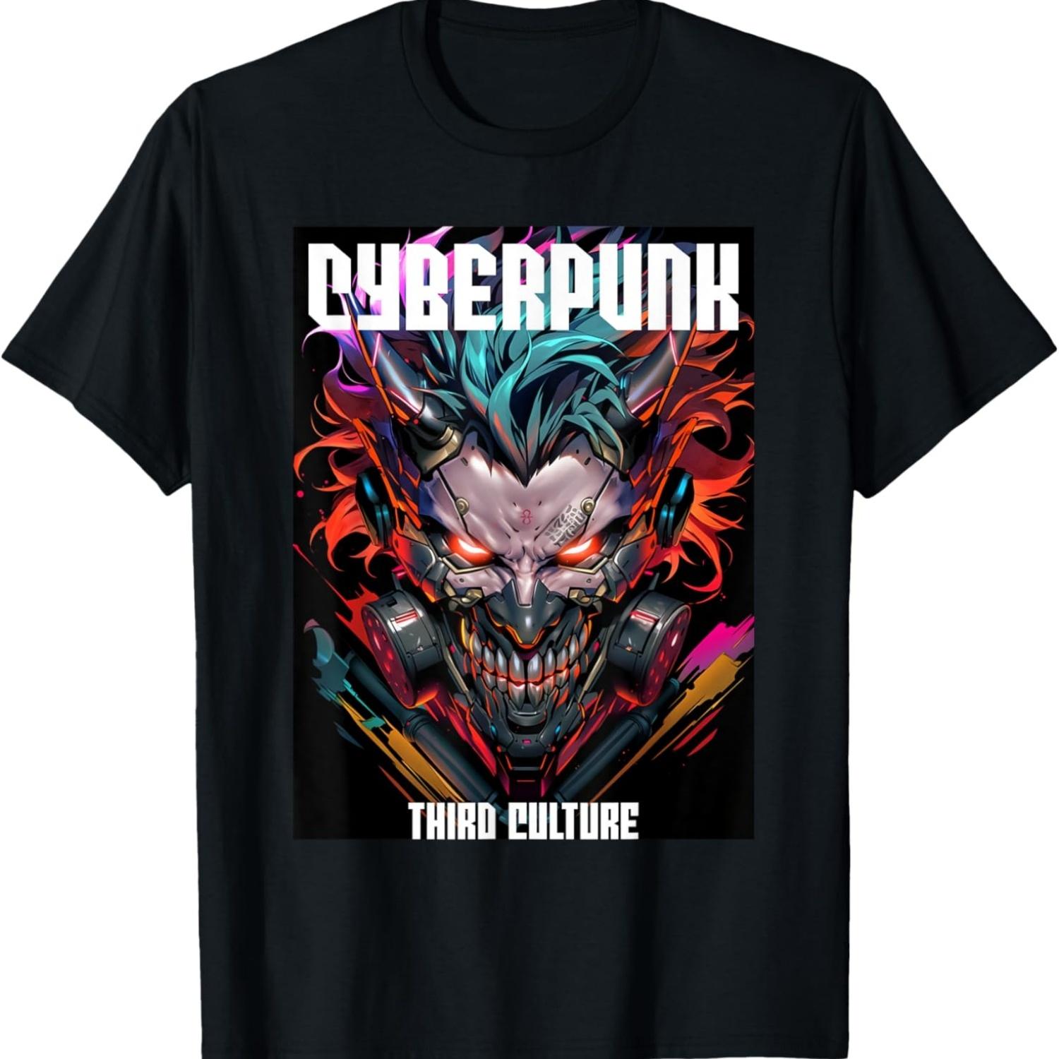 CYBERPUNK CYBERNETIC CLOWN T-Shirt S чёрный