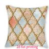 1/4pcs Vintage Moroccan Tile Print Throw Pillow Covers Soft Decorative Cushion Cases for Sofa Bedroom Living Room Cushion Cover