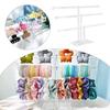 Stylish Acrylic Claw Clip Storage Stand 3 Tiers Transparent Rack for Displaying Hair Accessories Bedrooms Supplies