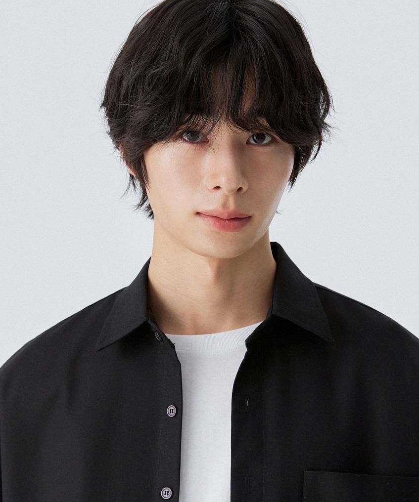 STENDS [M~4Xl] All Day Linen Oversized Short Sleeve Shirt_Black