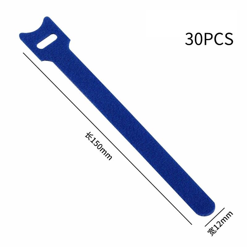 30/50/100Pcs Velcro , Power Cable And Data Cable Organizer, Reusable Binding Straps
