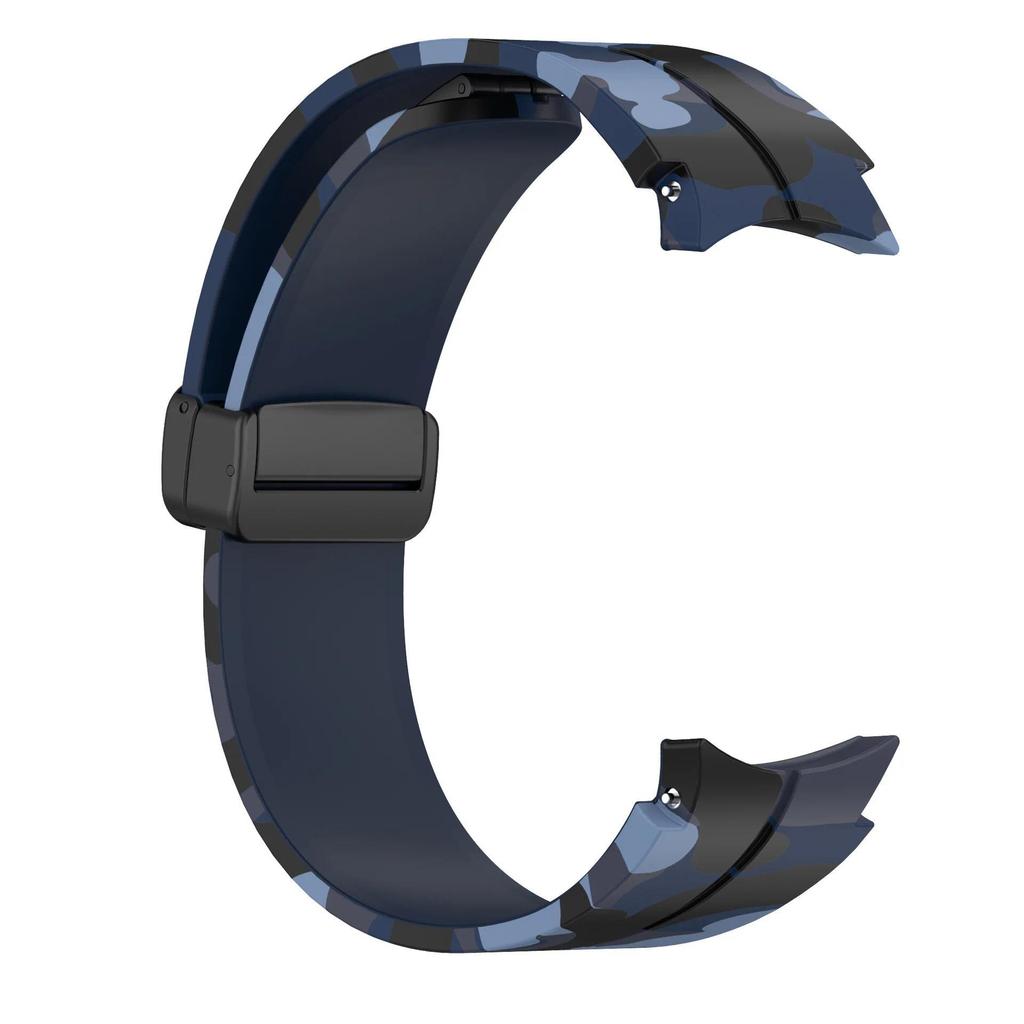 Camouflage Silikonarmband für Samsung Galaxy Watch 7/6/5/4 40mm 44mm/Classic 47mm 43mm Armband für Samsung Watch 5pro 45mm Band