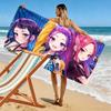 HUNTRIX Print Beach Towel, Large Soft Quick Dry Towel for Beach Camping Swimming