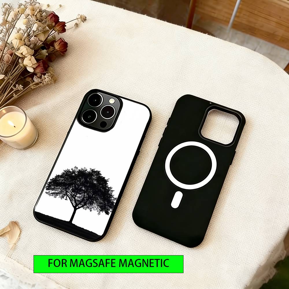 Scenic tree Phone Case For iPhone17,16,15,14,13,12,11 Plus,Pro Magnetic with Magsafe Wireless Charging