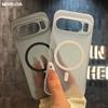 Matte for  Magnetic Slim Case for Google Pixel 10 9 8 Pro XL 6 7 9A 10A 8A 7A 6A Frosted Soft TPU Shockproof Cover