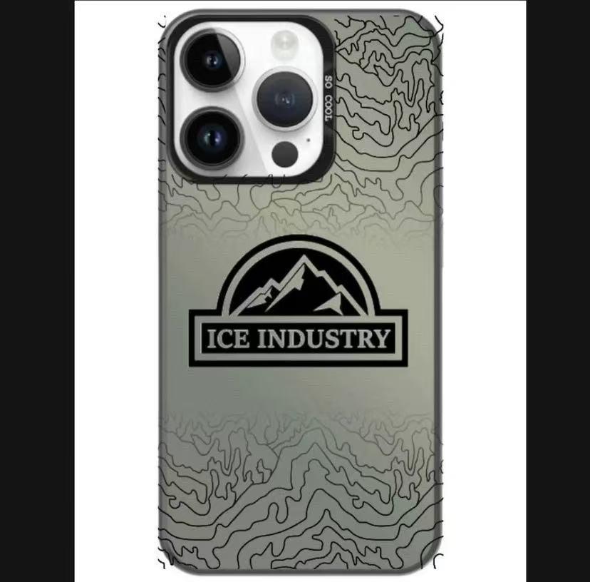 

Mountain Icon Pattern Phone Case for Apple Pro Max 14/15/16/17, Silver, Hot Style, Xr Compatible iPhone 12 Pro