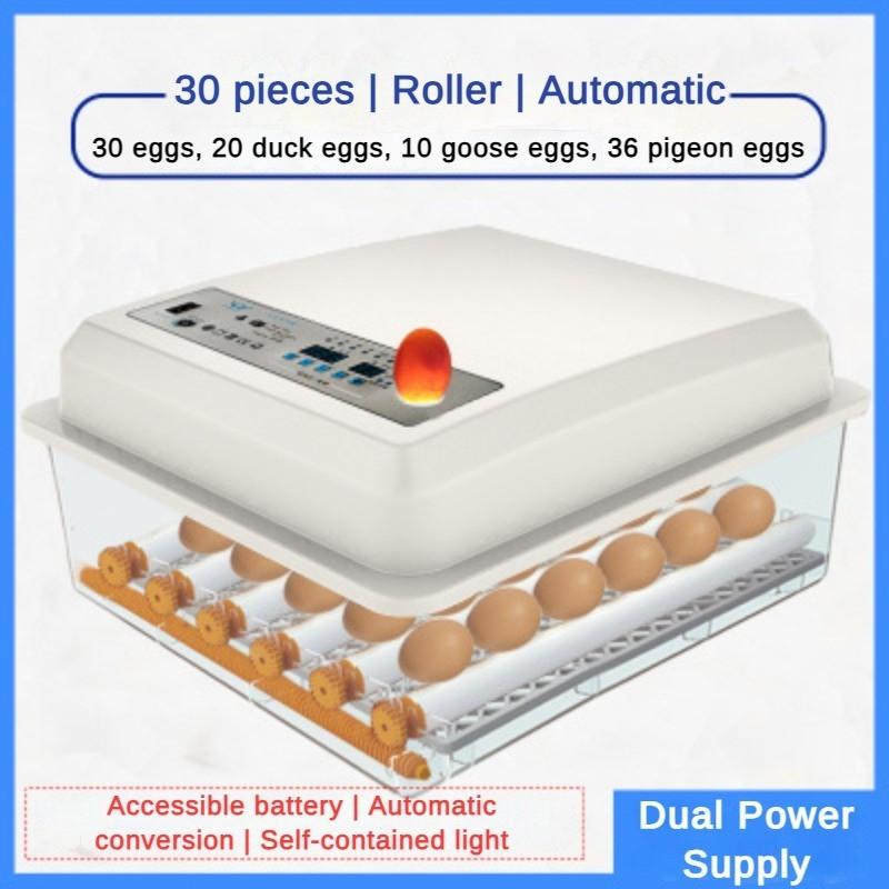 50W Fully Automatic One Click Mini Incubator Small Household Egg Hatcher Multifunctional Intelligent Incubator 53 * 24 * 48cm