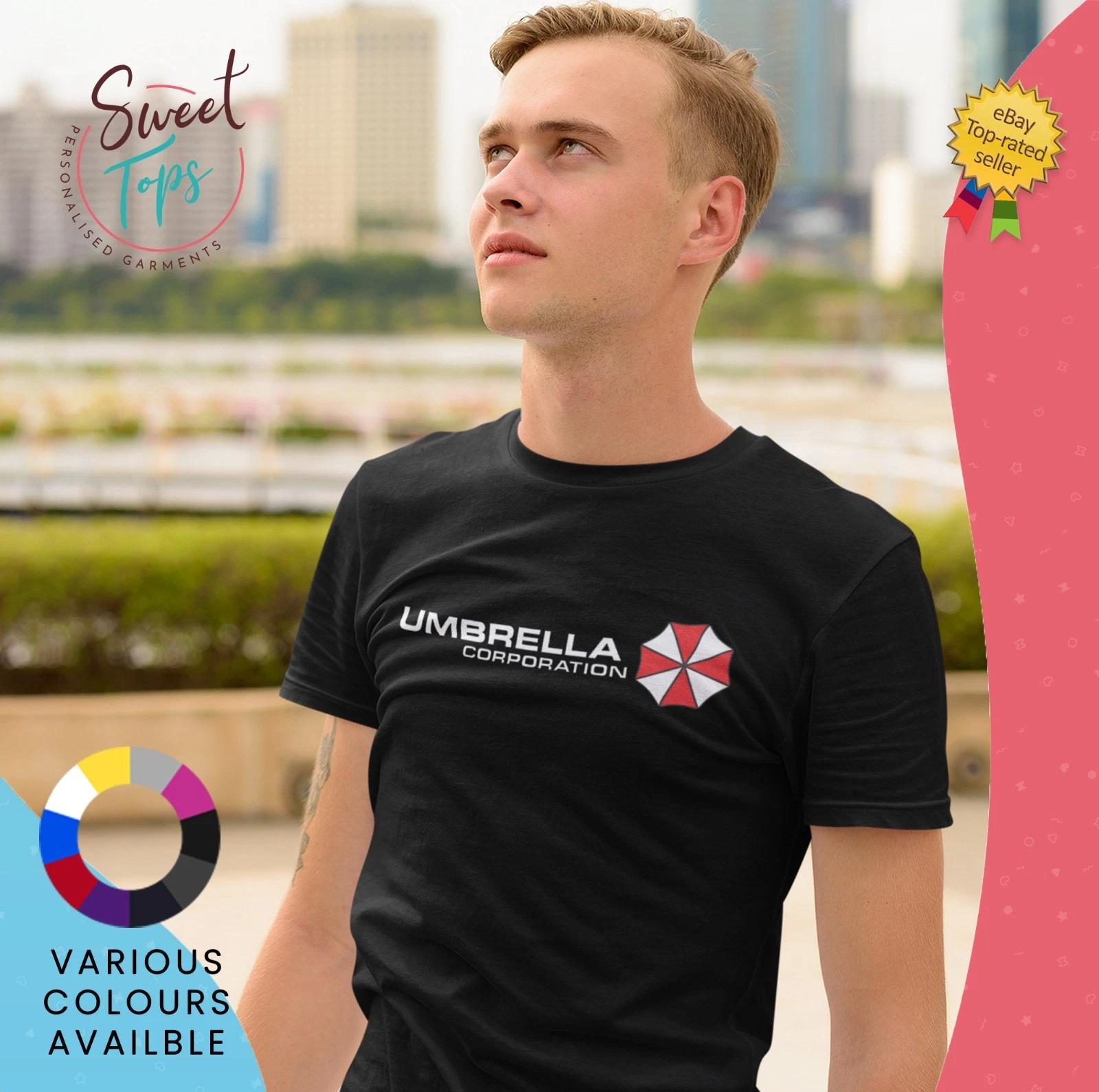

Umbrella Corporation Male Short Sleeve T shirt - Gaming & Sci-Fi Apparel 2XL