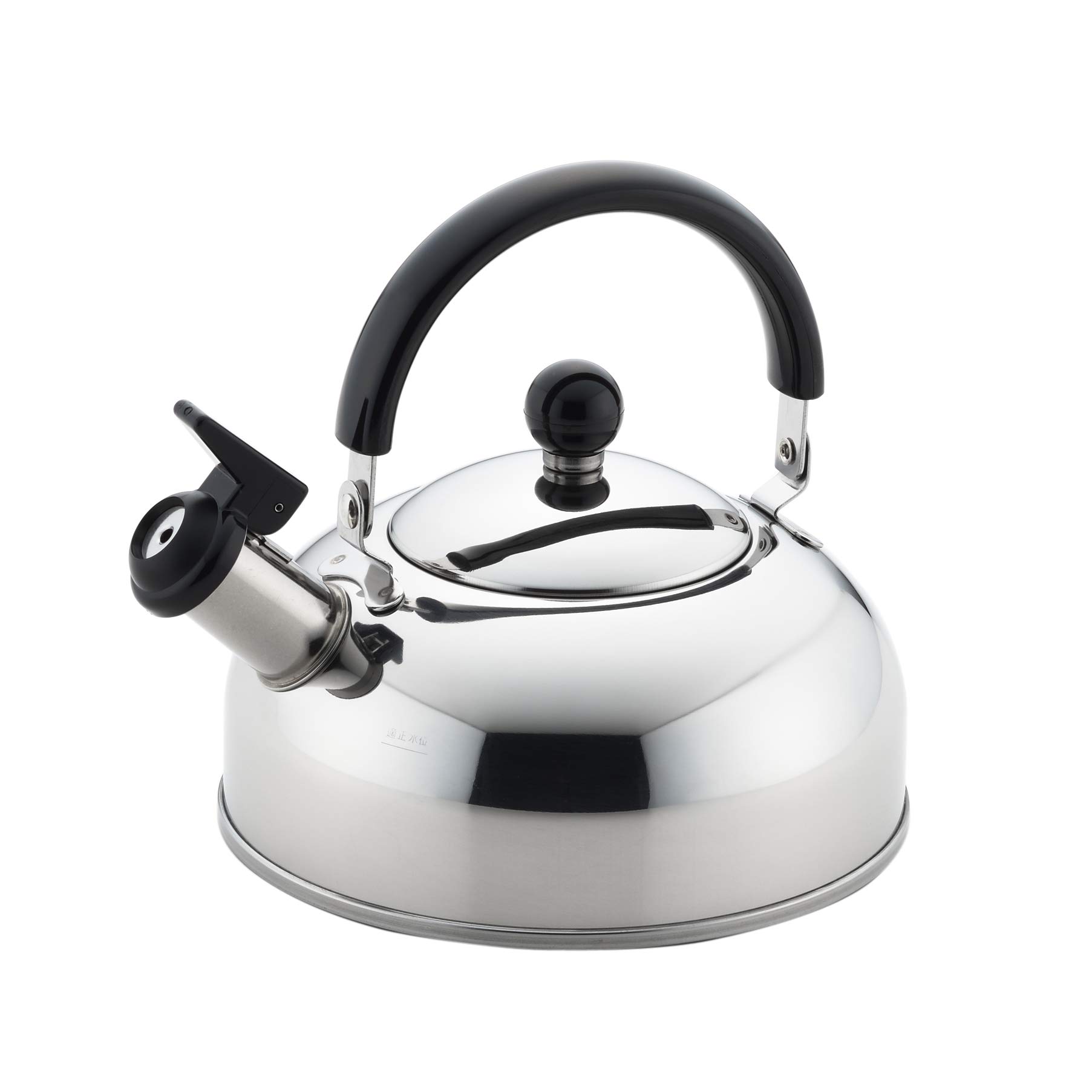 

New Yoshikawa Prell Stainless Steel Whistling Kettle, 2.5L, Made in Japan, Induction Compatible, Gift Wrapping Available