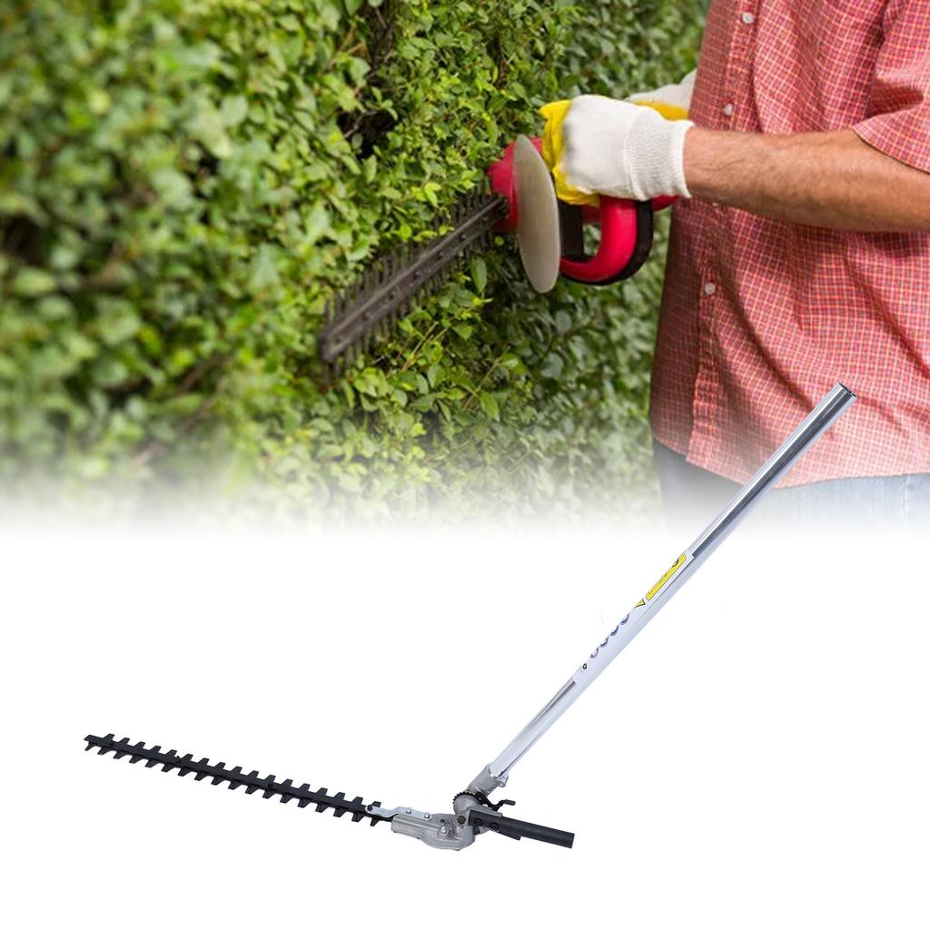 Hedge Trimmer Attachment Replacement High Branch Shrub Grass Pole Trimmer Assembly for Lawn Mower