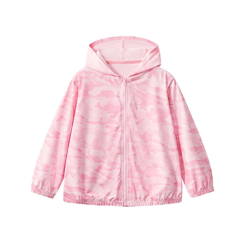 Kids Breathable UPF50+ Sun Protection Hooded Jacket for Spring/Summer Outdoors Size 11Y