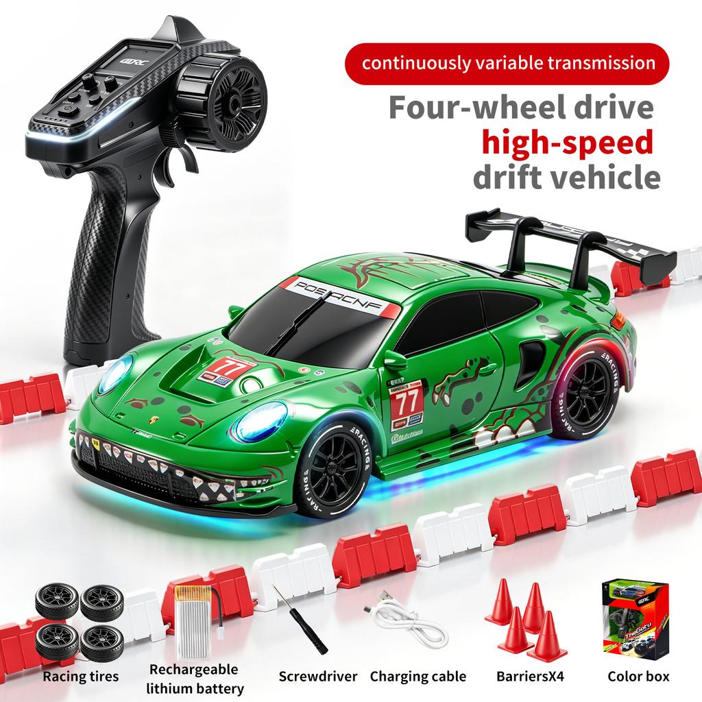 4DRC 1/43 4WD RC Drift Car 2.4GHz High Speed Remote Control Racing Car Desktop Mini Cars Cars for Boys Kids Toy Birthday Gift H6