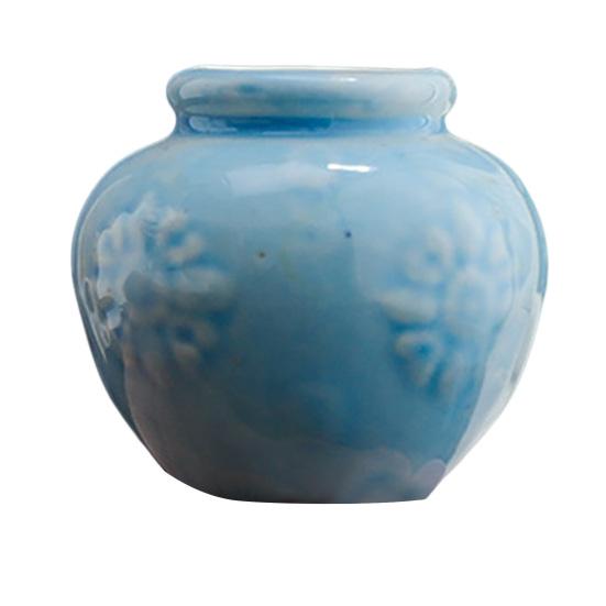 

Мини-статуэтка вазы для цветов, винтажная цветная керамика, миниатюрная статуэтка вазы, скульптура, крошечный держатель для цветочного горшка, украшение B