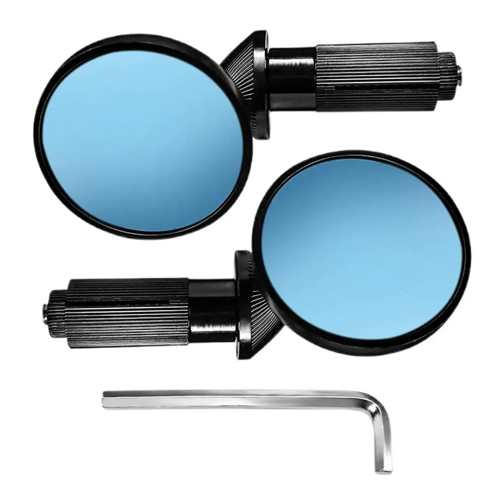 Motorcycle Rearview Mirror Motorcycle Universal Accessories Mirror Motorcycle Circular Mirror Rider Small Handle L0M4