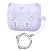 Silicone Earphone Case Cartoon Cat Ear Protective Shell for Airpodspro3 Earphone Accessories