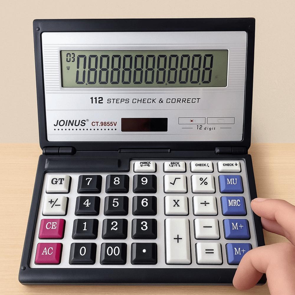 8855V Foldable Flip Calculator Solar Powered Calculator