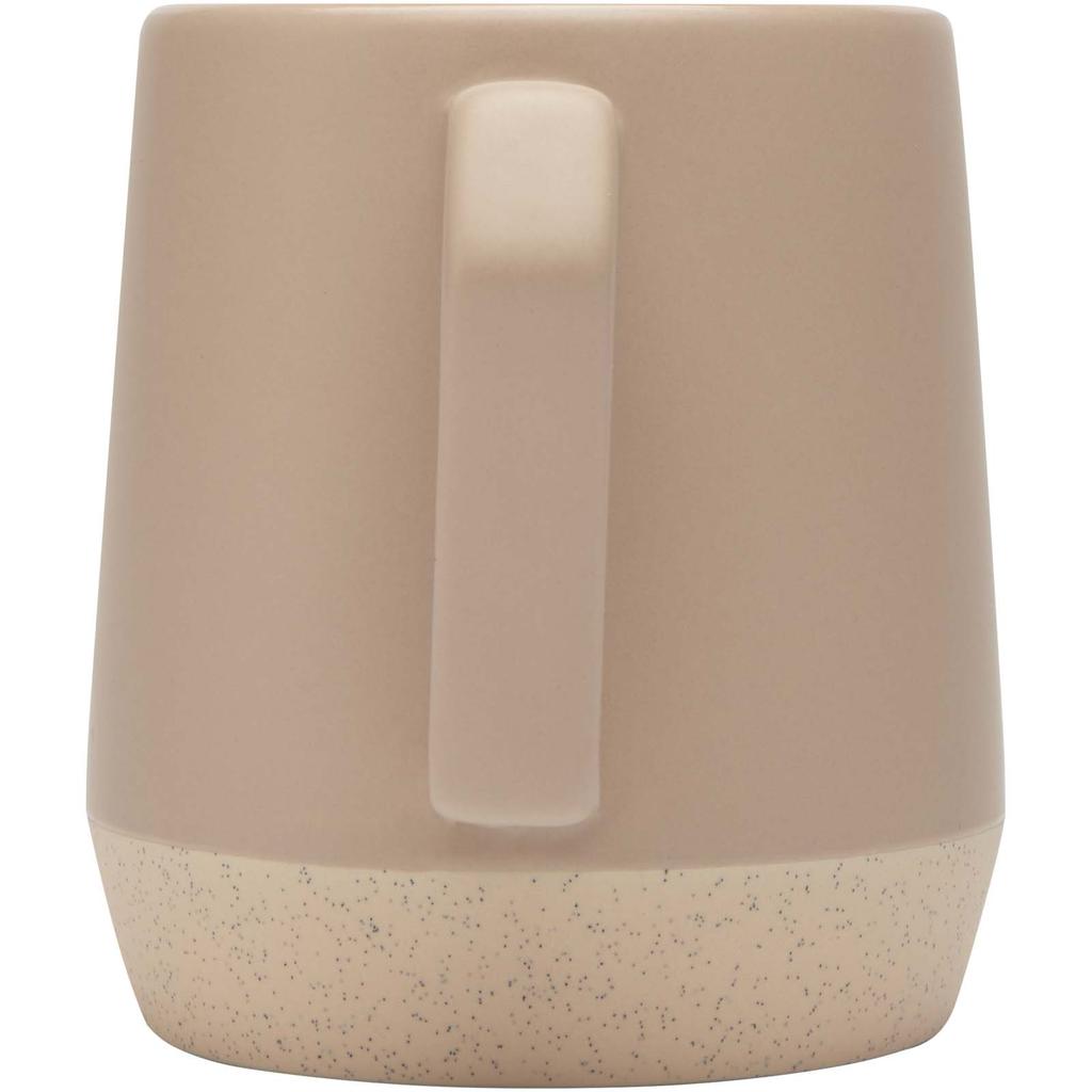 Glass "Dolce" 300 ml matte ceramic mug Oatmeal