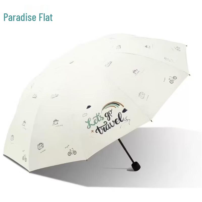 Paradise Umbrella Portable UV-Protection Sun & Rain Umbrella