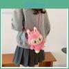 Plush Cartoon Character Shoulder Crossbody Bag For Kids And School Use