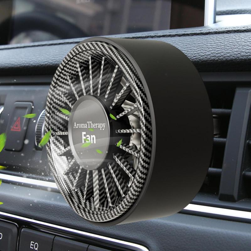 Car Fans USB Fan For Car Vent Portable Cooler Device With Colorful Light Scent Decoration For Truck RV Van Room Home Pickup