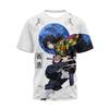 Japanese Anime Dragon Ball Z 3d Print Cute Kid Goku Sitting Sky All Over Print T-Shirt Fashion Kids Adults
