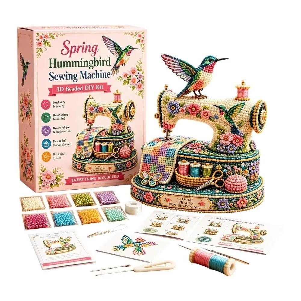 Premium Beads 3D Diamond Art Kit 3D Beaded Beaded Craft Kit New Beaded DIY Kit for Home Decor