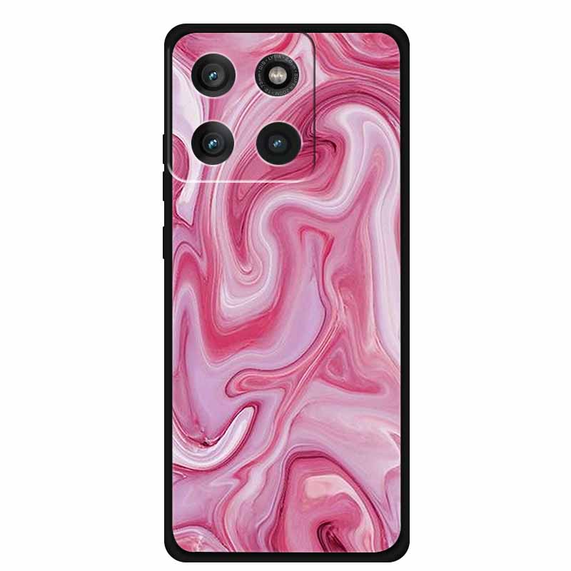 For Moto Edge 60 Pro Case XT2507-1 Coque Multi Colored Marble Pattern Soft Silicon Back Cover for Motorola Edge 60 Pro 5G Bumper