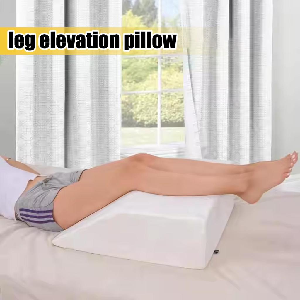 Leg Pillow Ergonomic Soft Breathable Bed Wedge Leg Rest Wedge Pillow For Sofa Couch Bedroom Living Room Offices Home Relaxation