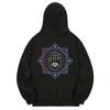 Khb0075 Neon Fleece Hoodie - Black