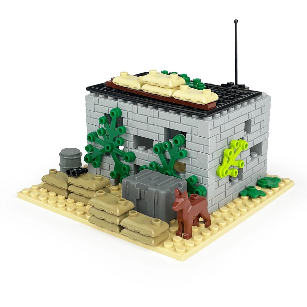 Field Sentry Tower Combat Command Center Building Blocks - Small Particles Accessories - Assembled Children's Model Toys