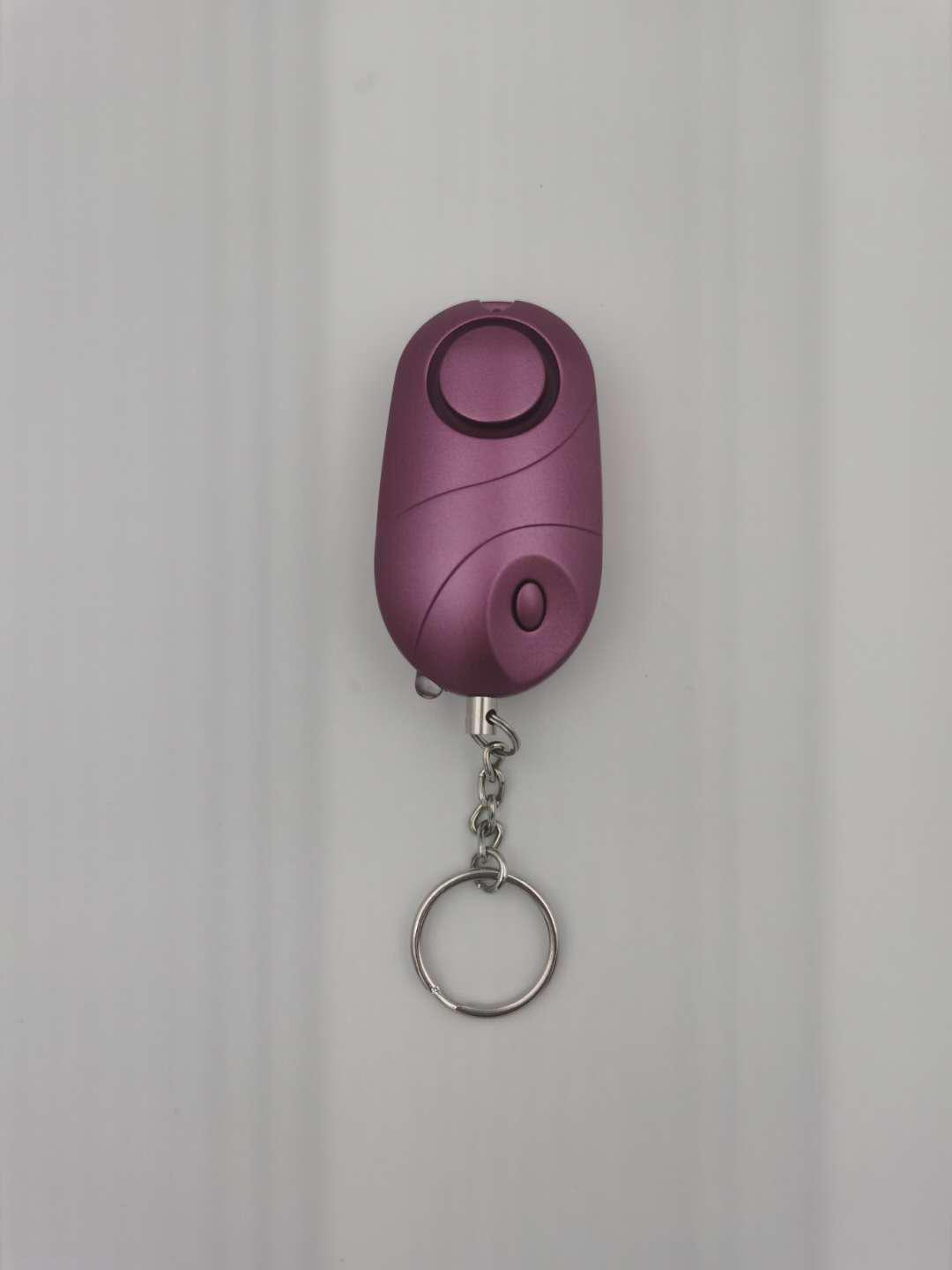 

Eco-Friendly Personal Alarm: One-Pull Self-Defense Device for Beauty Protection, CE Certified. фиолетовый