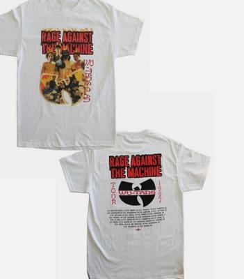 VTG 1997 Tang Tour Rage Against The Machine Shirt White Unisex S-5XL