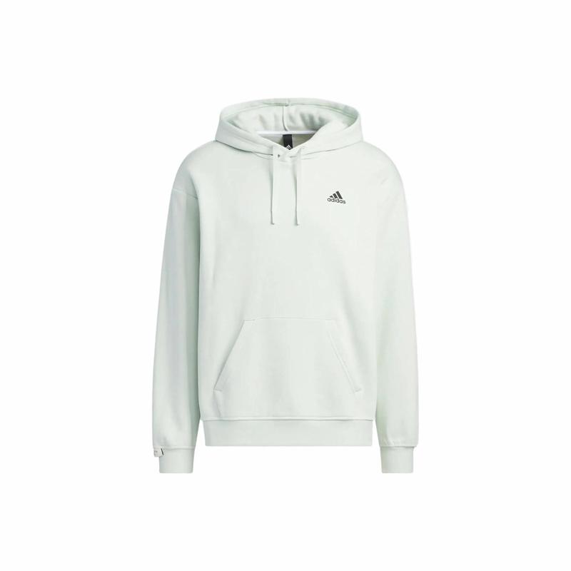 Adidas Sweatshirts Unisex Light Green Hooded Moderate IB2711- A/2XL