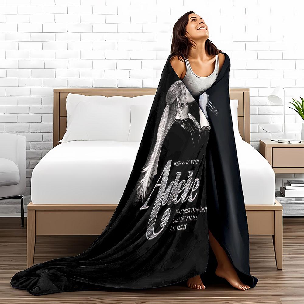 Singer Concert Art Blanket for all seasons blanket lunch break throw gift