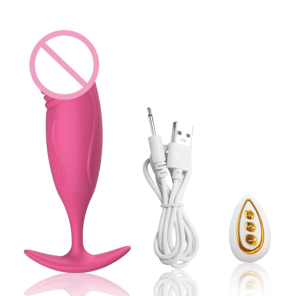 Remote Control Prostate Massager & Anal Plug for Men – Dual-Stimulating Vibrator with Clitoral/G-Spot Stimulation